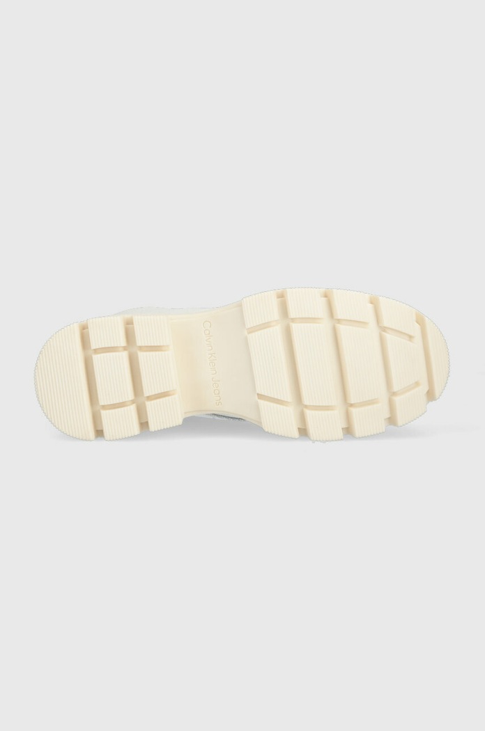 Nízké kozačky Calvin Klein Jeans CHUNKLY BOOT VINTANGE TONGUE Calvin Klein Jeans bílá YW0YW00947