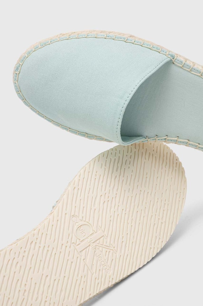 Calvin Klein Jeans espadrile ANKLE ESPADRILLE albastru YW0YW01027