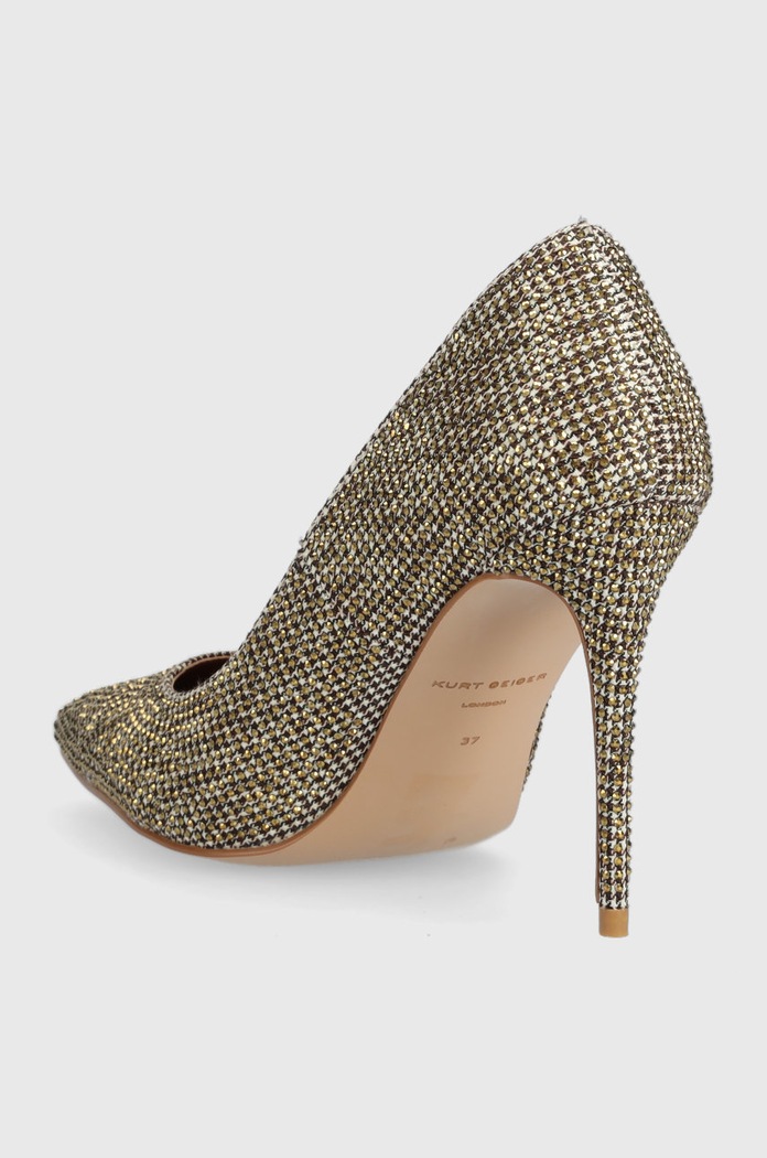 Obuwie Kurt Geiger London Szpilki Belgravia 9312140609.BEIGE złoty