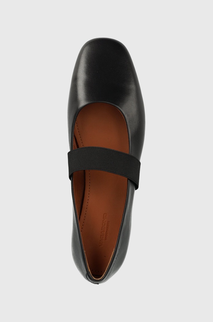 Vagabond Shoemakers bőr balerina cipő JOLIN fekete 5508.501.20
