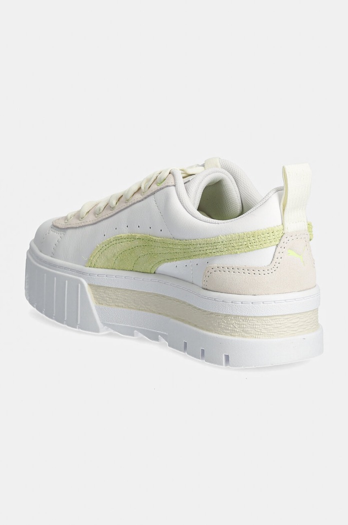 Obuwie Puma sneakersy skórzane Mayze Mix Wns 387468 biały