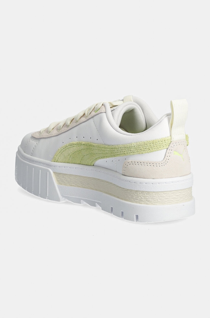 Obuwie Puma sneakersy skórzane Mayze Mix Wns 387468 biały