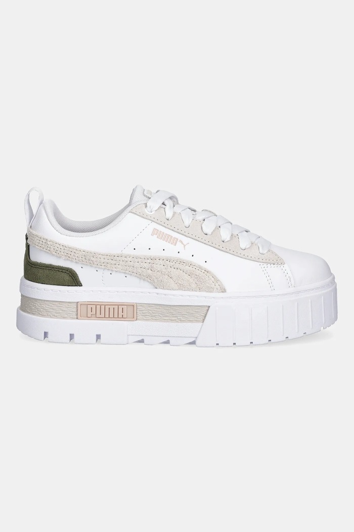 Puma sneakersy skórzane Mayze Mix Wns 387468 biały SS25
