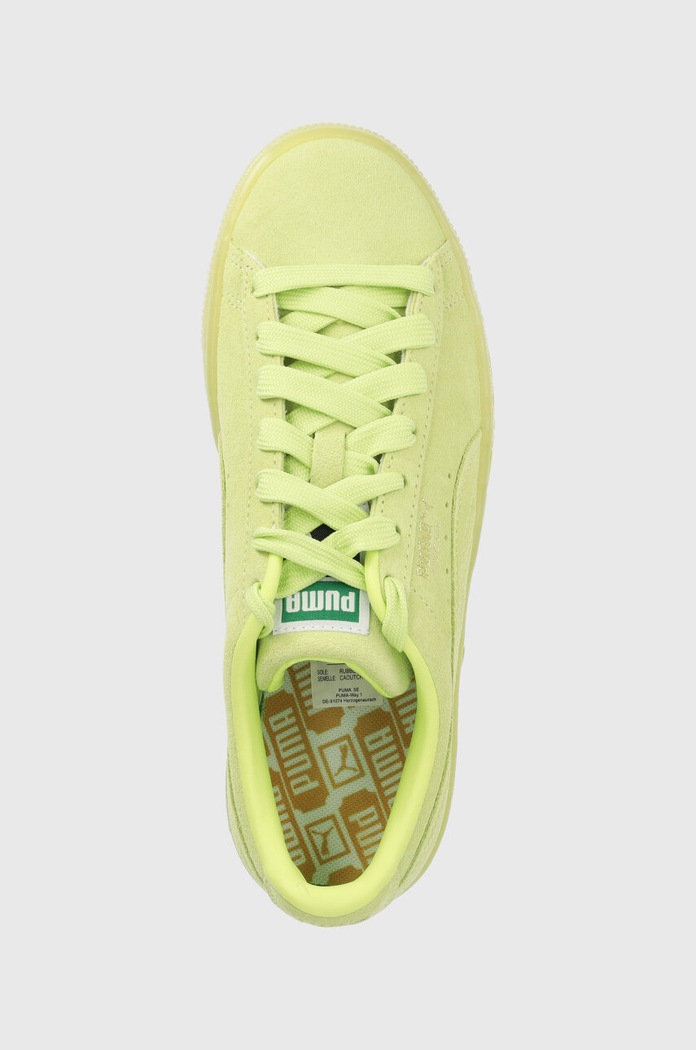 Puma sneakersy zamszowe Suede Classic XXI zielony 374915