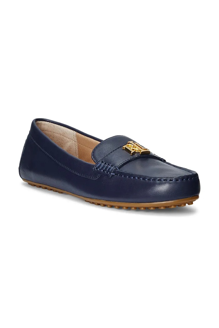 Lauren Ralph Lauren mocasini de piele Barnsbury 802852847007.410 bleumarin SS23