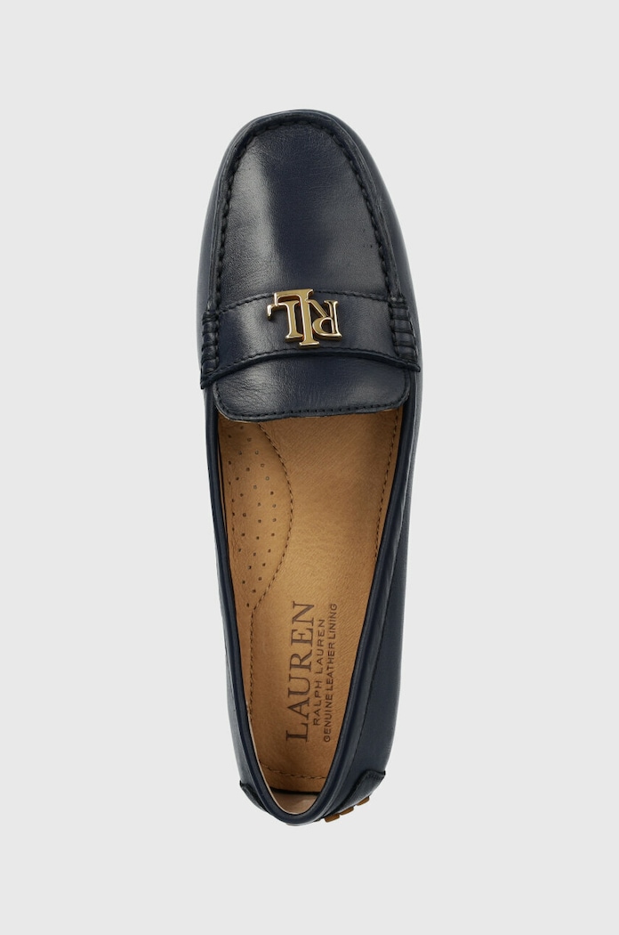 Lauren Ralph Lauren mocasini de piele Barnsbury bleumarin 802852847007.410