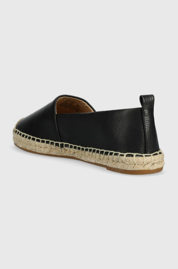 Scarpe Lauren Ralph espadrillas in pelle Cameryn IV 802905304001.001 nero