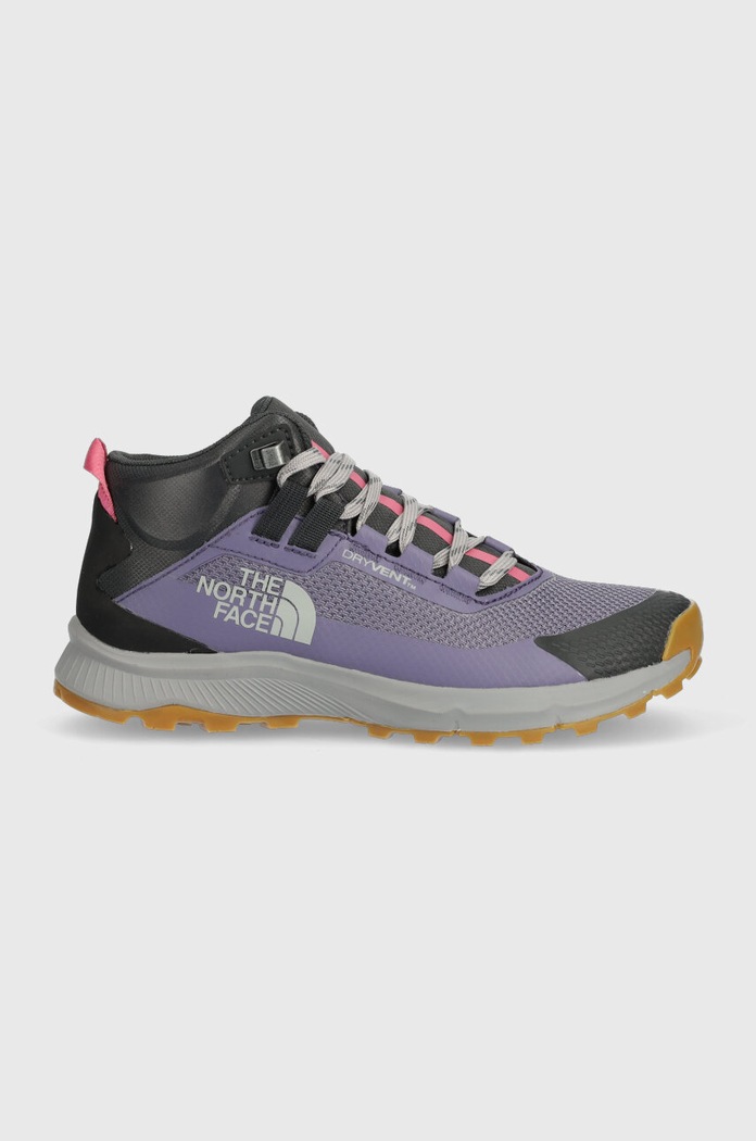 Cipele The North Face Cragstone Mid Waterproof tekstil ljubičasta NF0A5LXCIG01