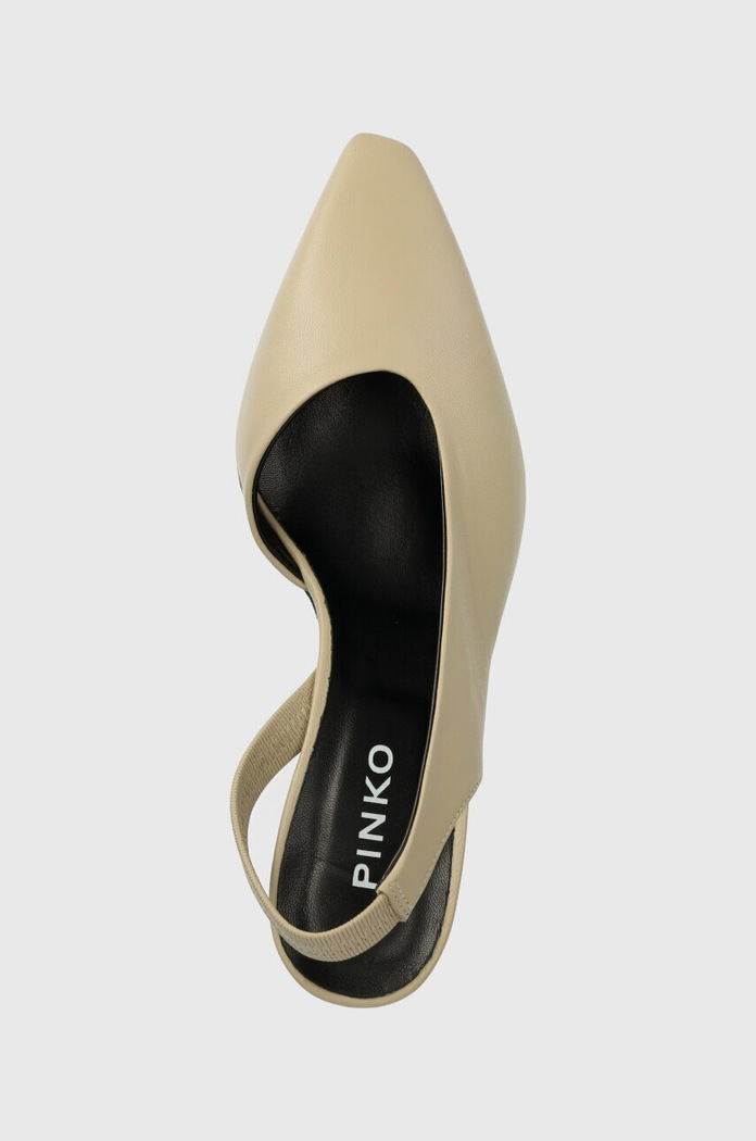 Δερμάτινες γόβες Pinko Colette μπεζ 100669.A0N9.D18