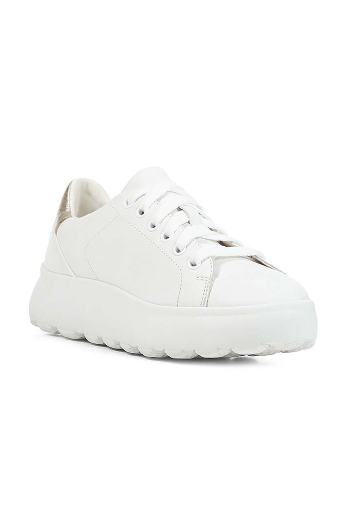 Δερμάτινα sneakers Geox Spherica Ec 4.1 D35TCB.085Y2.C0232 λευκό SS23