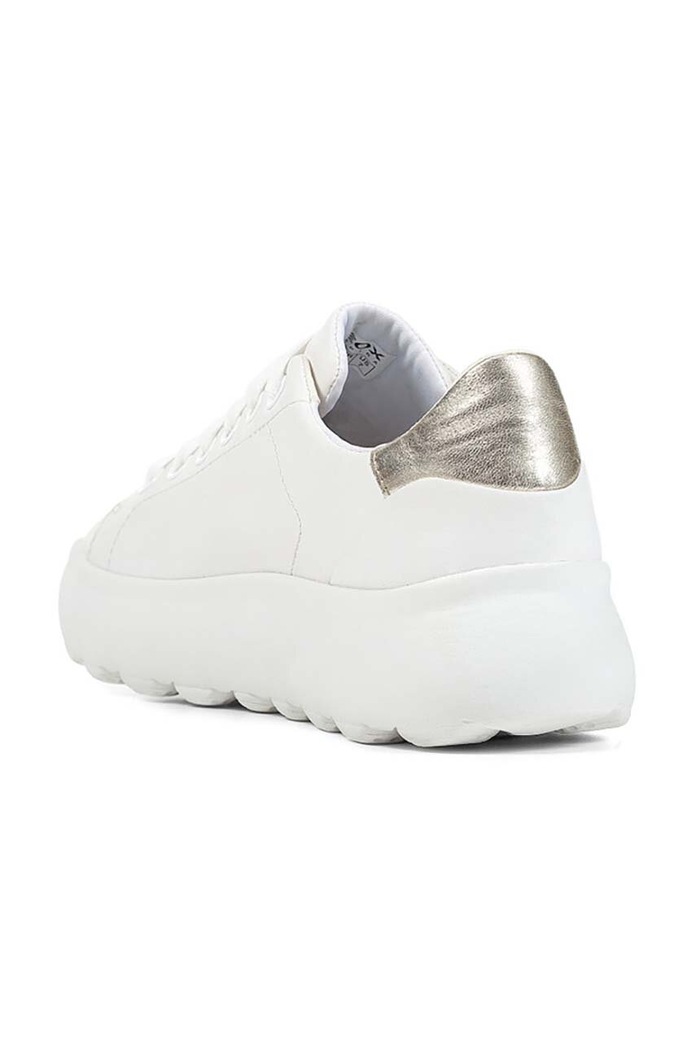Παπούτσια Δερμάτινα sneakers Geox Spherica Ec 4.1 D35TCB.085Y2.C0232 λευκό