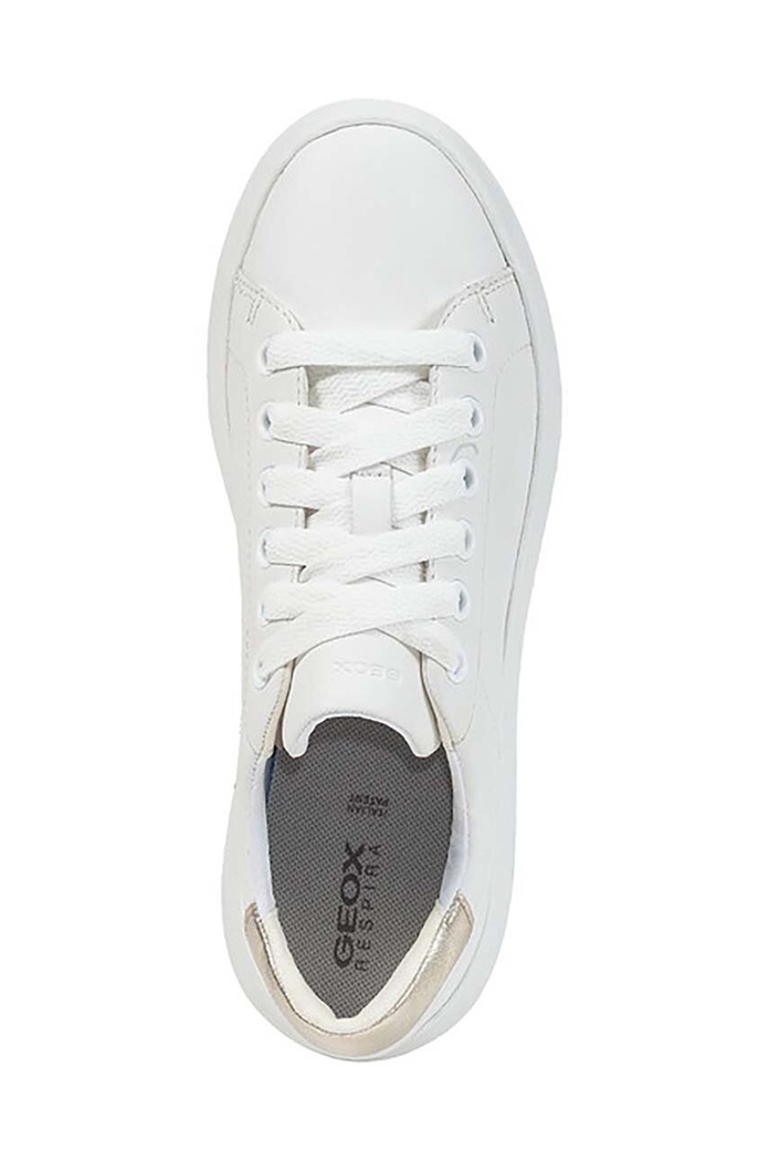 Δερμάτινα sneakers Geox Spherica Ec 4.1 D35TCB.085Y2.C0232 λευκό