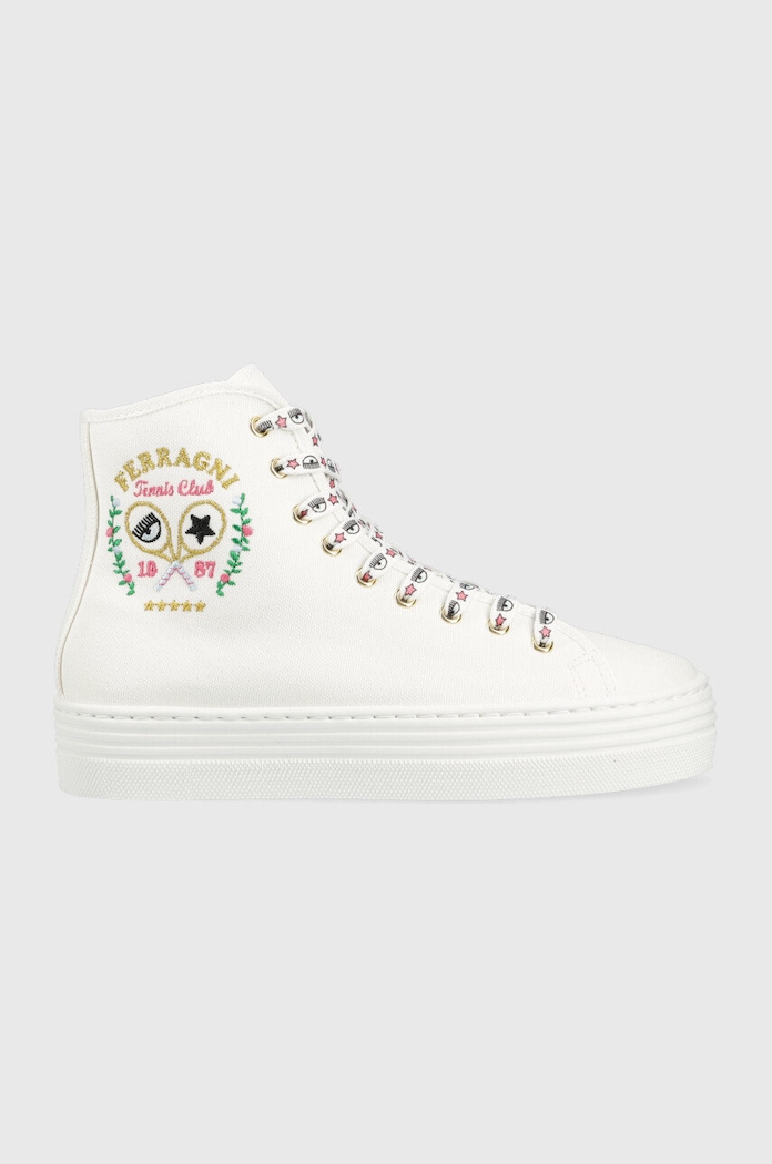 Tenisice Chiara Ferragni CF3123_009 platforma bijela CF3123.009