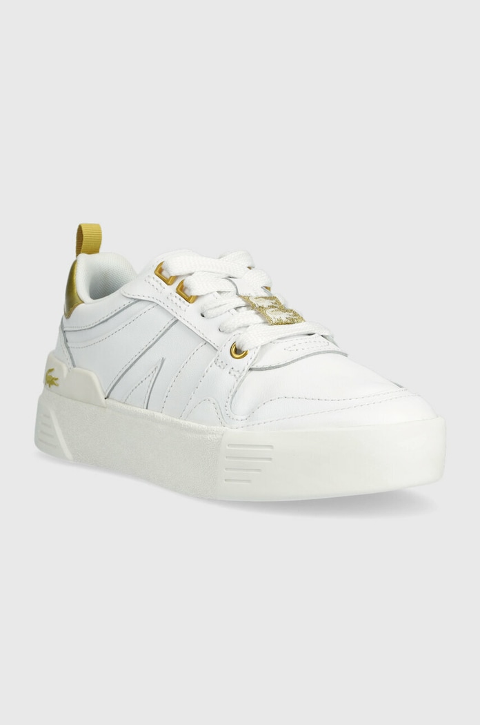Kožené tenisky Lacoste L002 45CFA0032 biela SS24