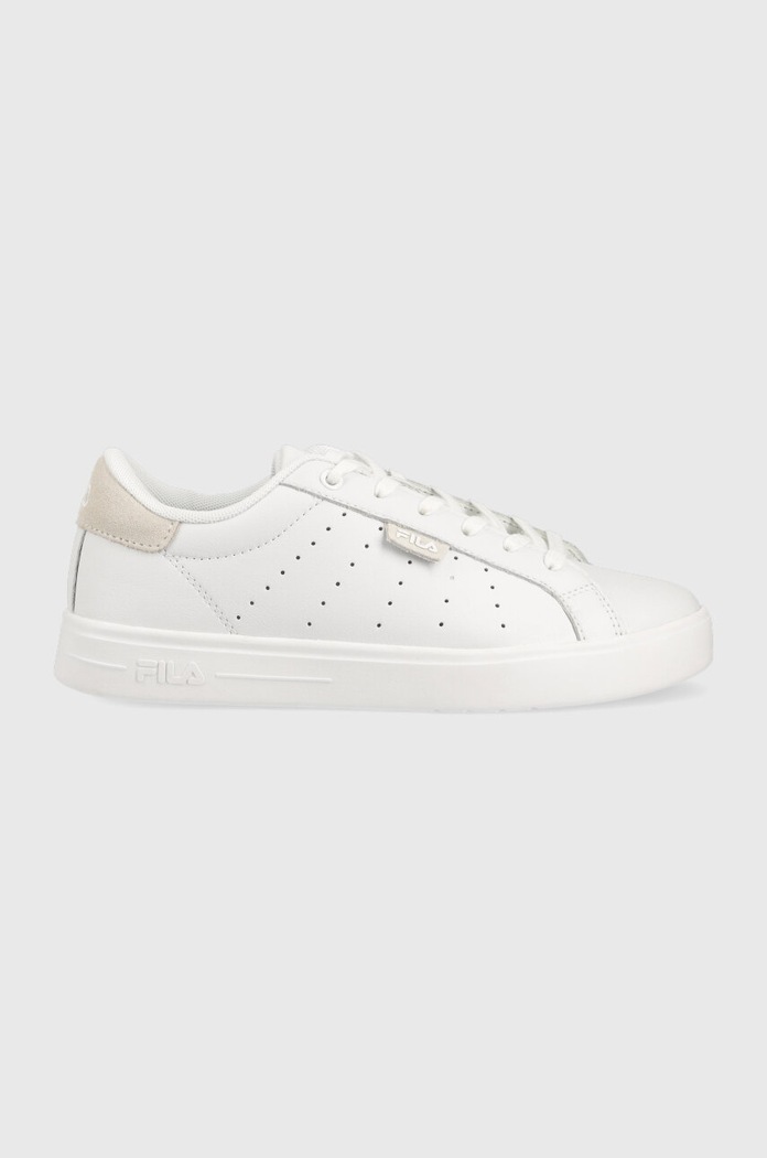 Fila sneakersy skórzane LUSSO płaska biały FFW0285