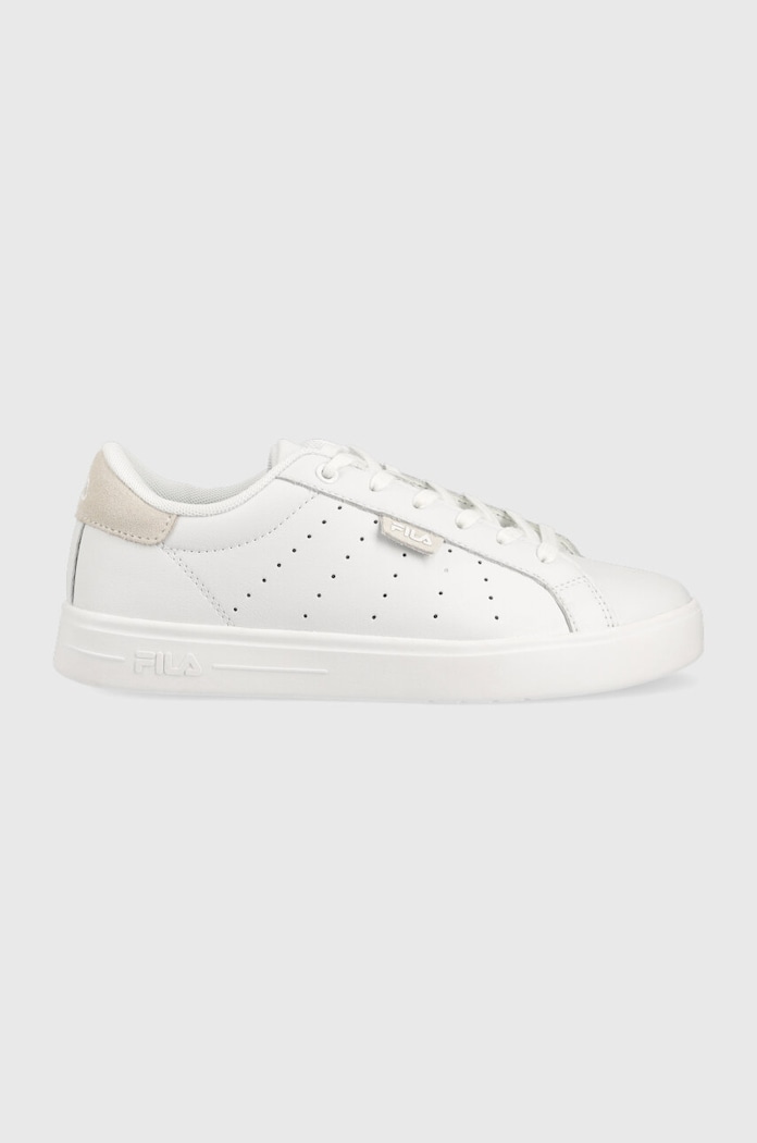 Fila sneakersy skórzane LUSSO płaska biały FFW0285