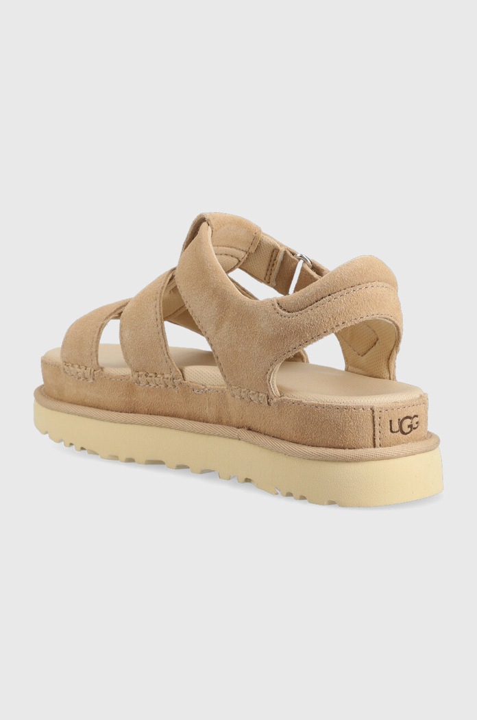 Boty Semišové sandály UGG Goldenstar Strap 1137890.DRI béžová