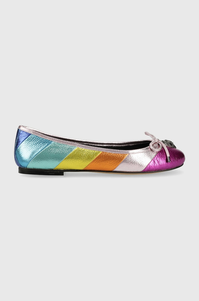 Usnjene balerinke Kurt Geiger London Eagle Ballerina pisana 9790669109.MULT