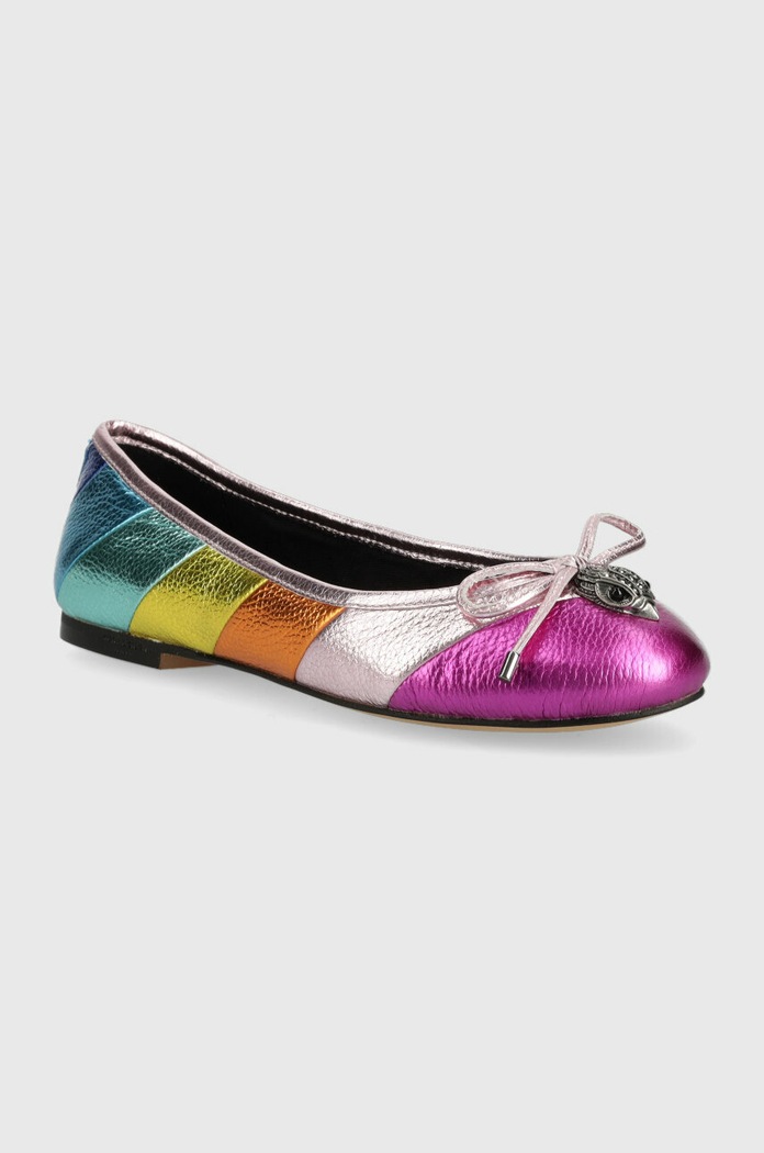 Usnjene balerinke Kurt Geiger London Eagle Ballerina 9790669109.MULT pisana SS25