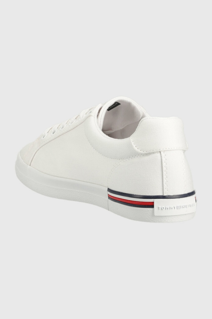 Boty Tenisky Tommy Hilfiger ESSENTIAL STRIPES SNEAKER FW0FW06954 bílá
