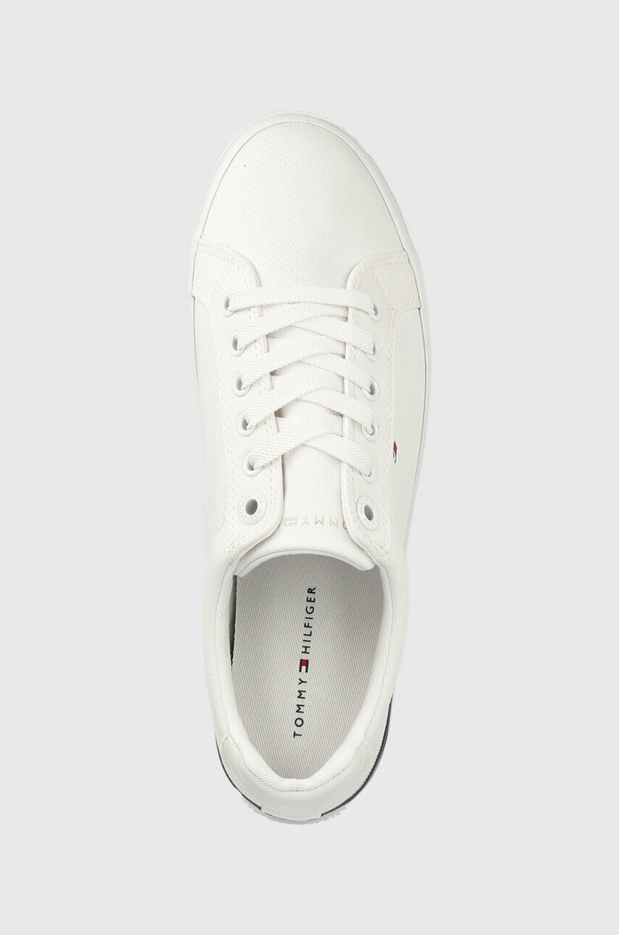 Tenisky Tommy Hilfiger ESSENTIAL STRIPES SNEAKER bílá FW0FW06954
