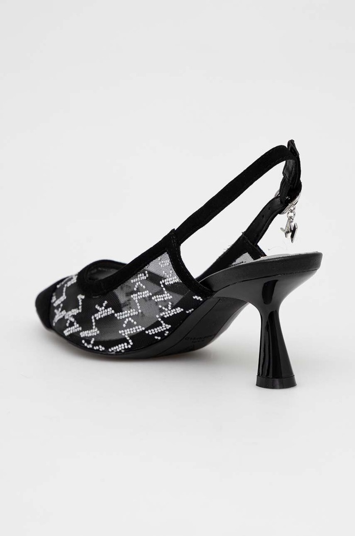 Încălțăminte Karl Lagerfeld pantofi cu toc PANACHE KL30817D.G0S negru