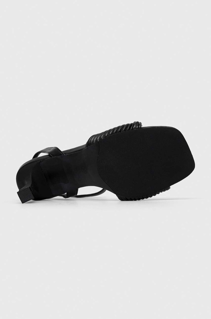 Karl Lagerfeld bőr szandál PANACHE HI KL30829.S00 fekete