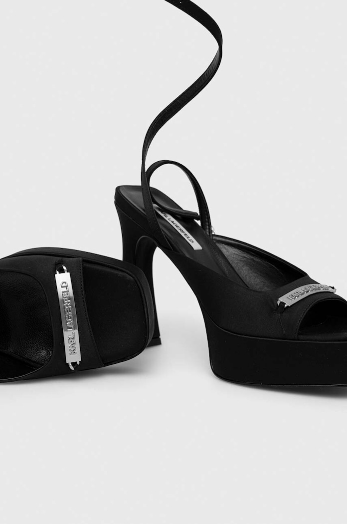 Παπούτσια Πέδιλα Karl Lagerfeld LAZULA KL33905.S00 μαύρο