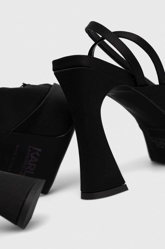 Πέδιλα Karl Lagerfeld LAZULA μαύρο KL33905.S00