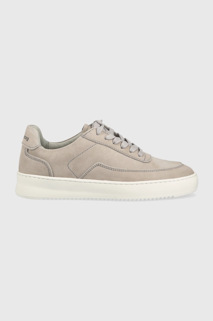 Μάλλινα sneakers Filling Pieces Mondo 2.0 Ripple Nubuck φλατ γκρί 39922841878