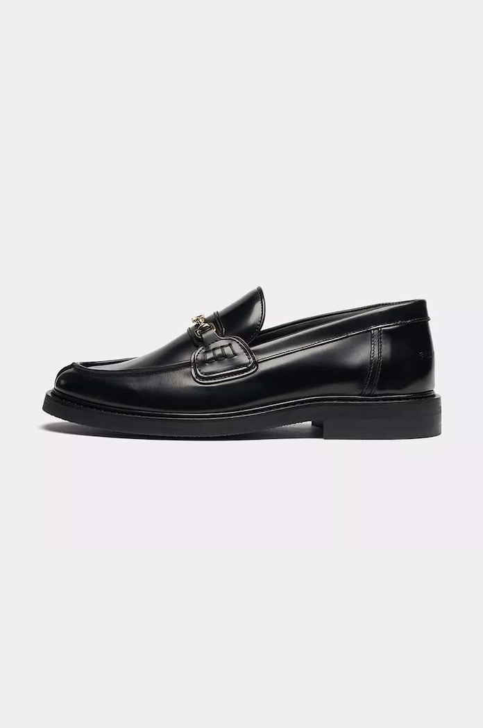 Filling Pieces mokasyny skórzane Loafer Polido skóra licowa czarny 44233191847