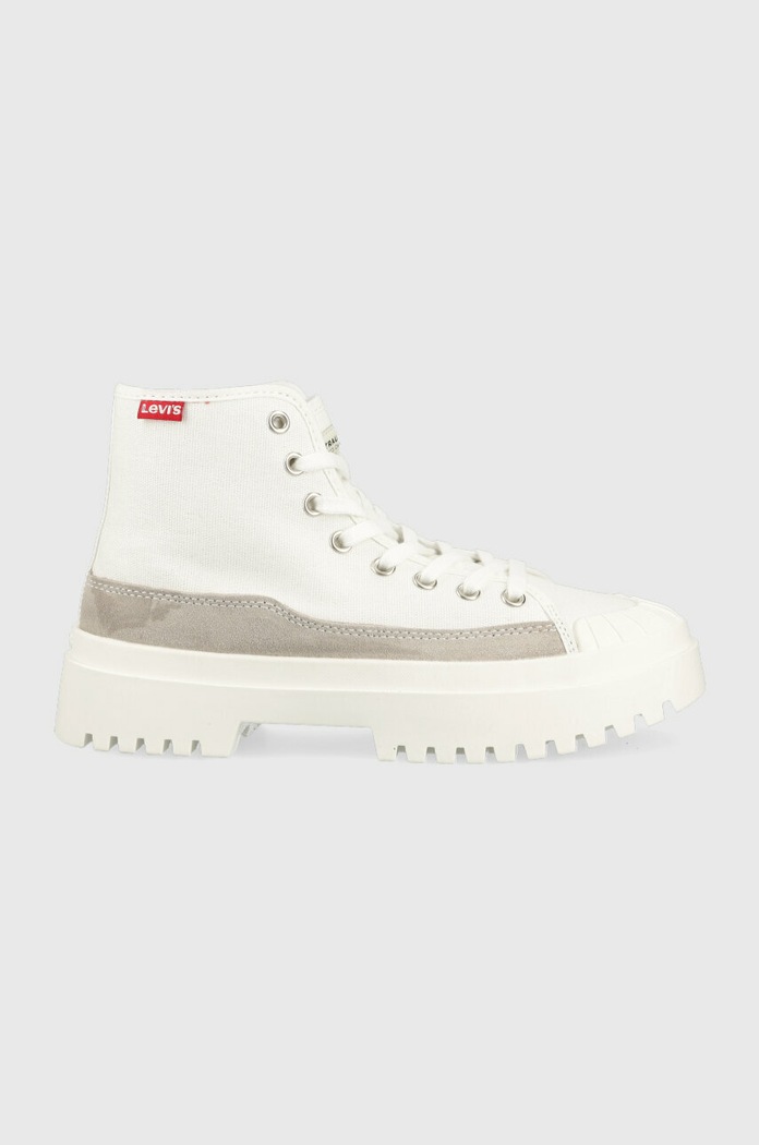 Levi's Високи кецове Levi's Patton S бял D7032.0005