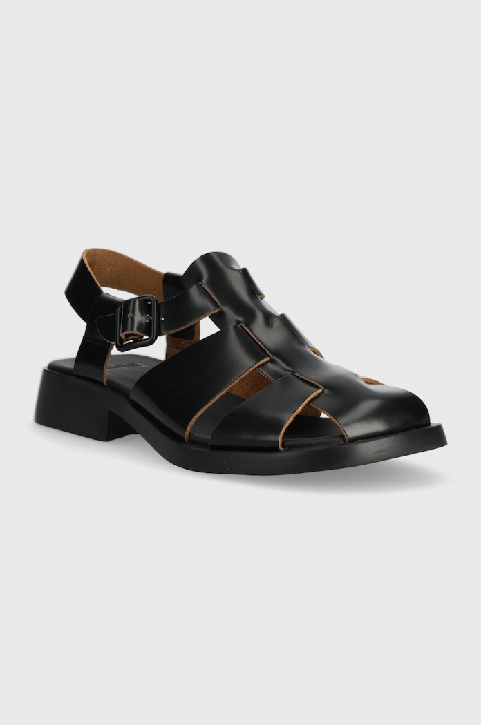 Kožené sandále Camper Dana K201489.001 čierna SS23
