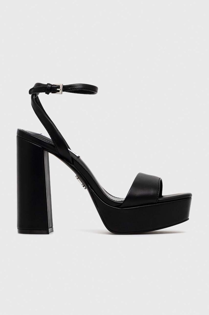 Sandale Steve Madden Lessa široka potpetica crna SM11001631.001