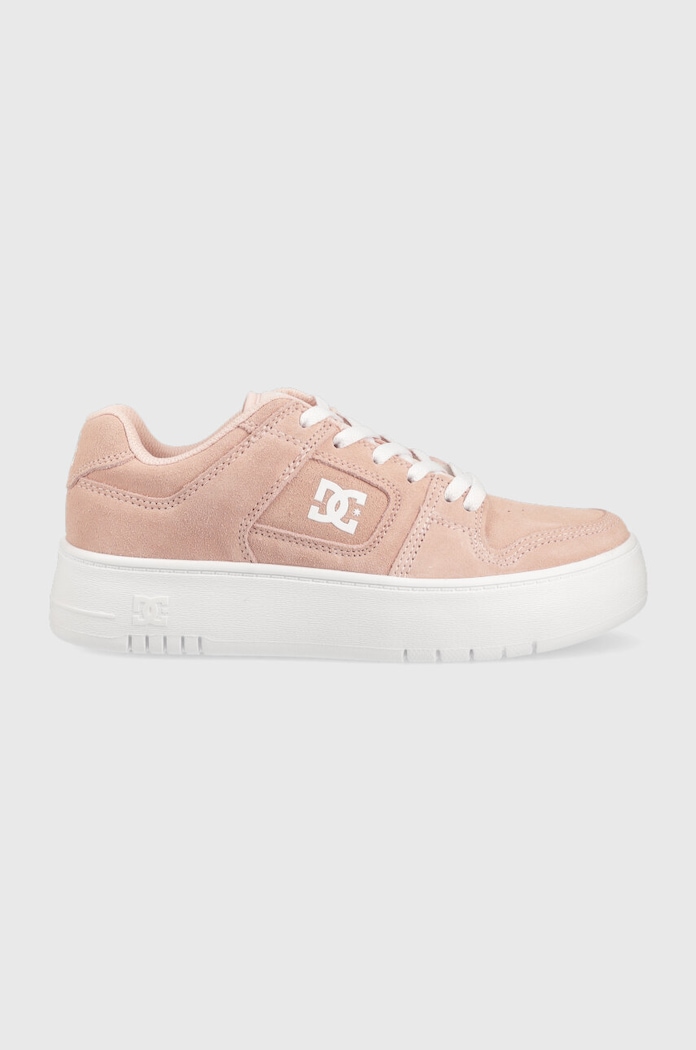 DC Kožené sneakers boty DC Manteca růžová ADJS100156