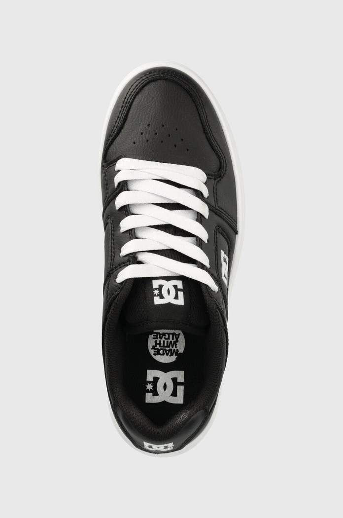 Kožené sneakers boty DC Manteca černá ADJS100156
