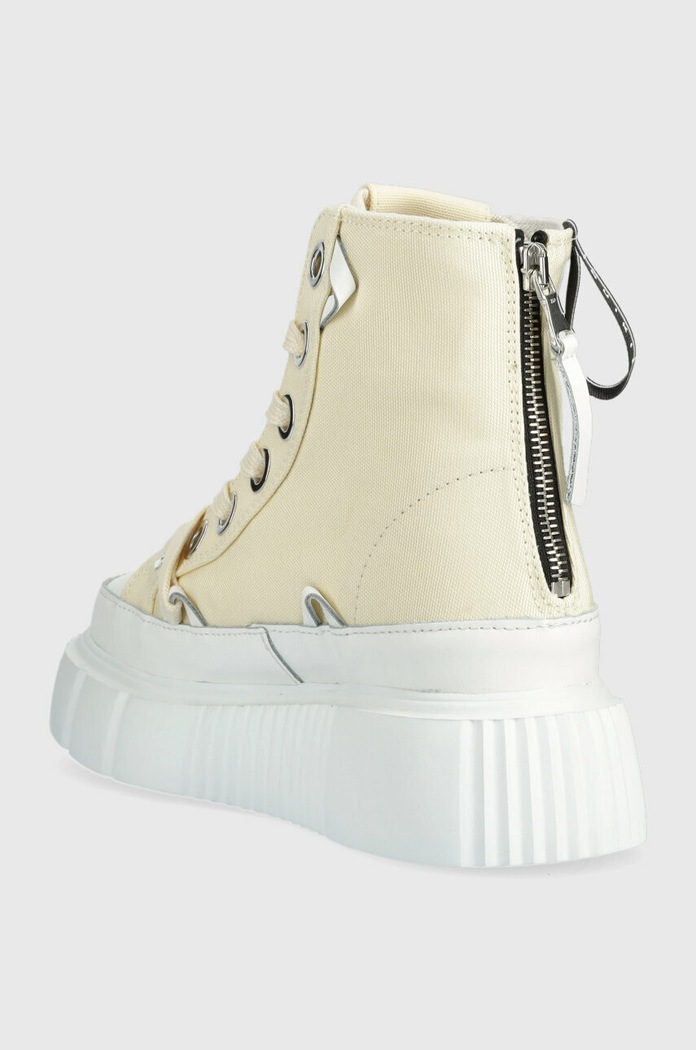 Обувки Високи кецове Inuikii Matilda Canvas High 23 30103.024.Beige бежов