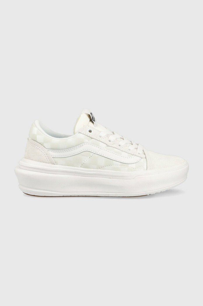Sneakers Vans Old Skool Overt CC δέρμα σαμουά λευκό VN0A7Q5ETDC1