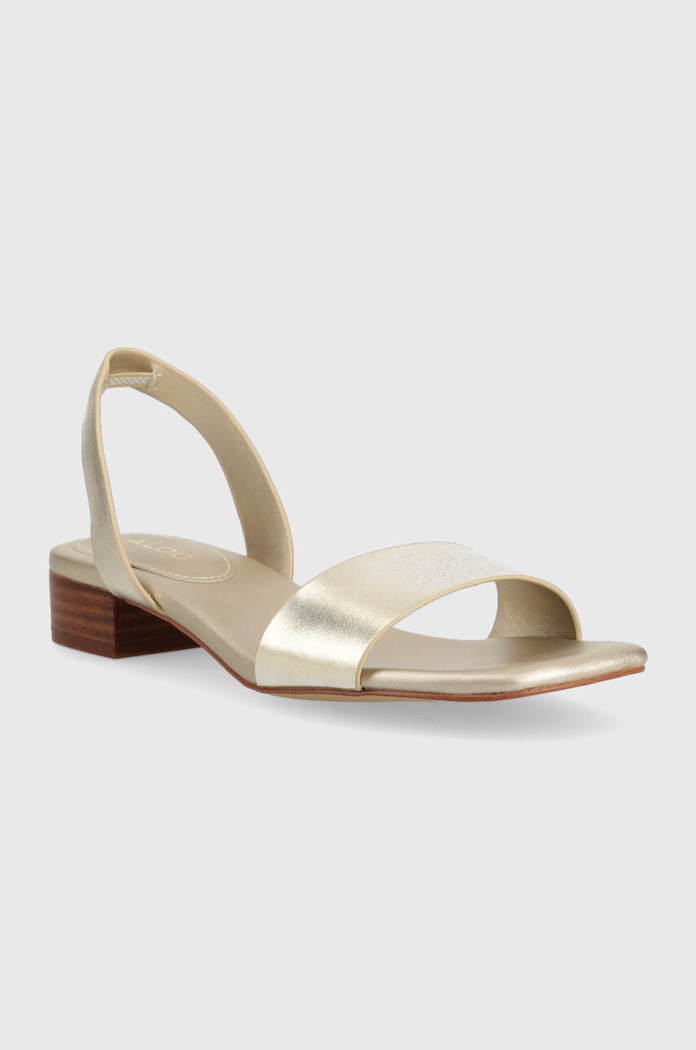 Aldo sandały skórzane Dorenna 13578727.Dorenna złoty SS23