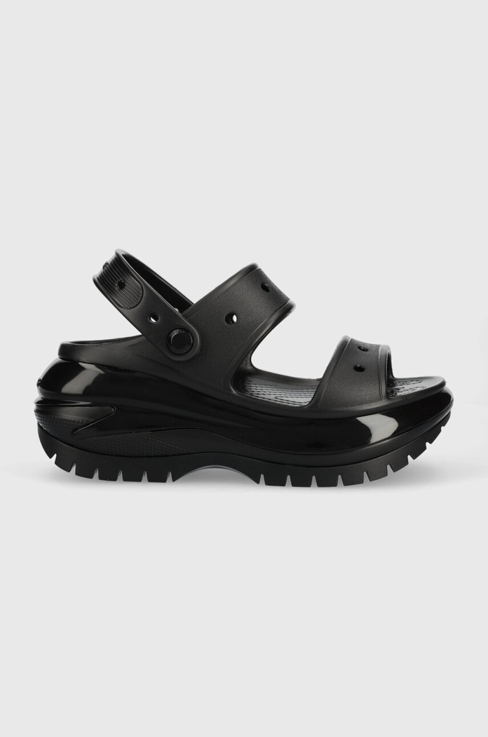 Crocs Classic Mega Crush Sandal pozostałe czarny 207989.001