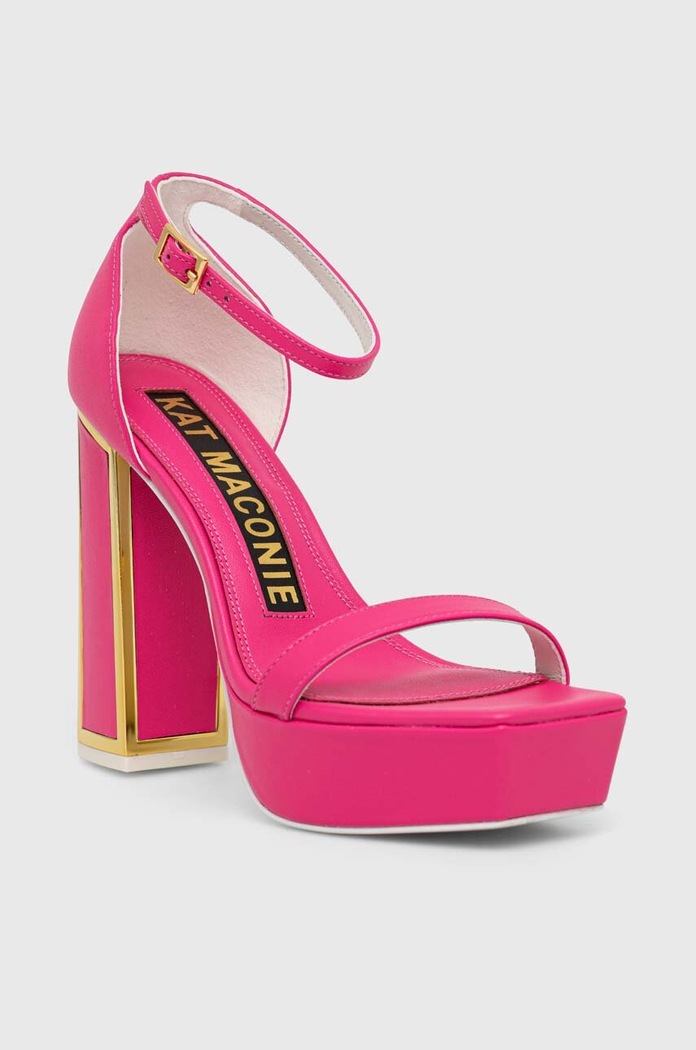 Δερμάτινα πέδιλα Kat Maconie Missy MISSY.FUSCHIA ροζ SS23