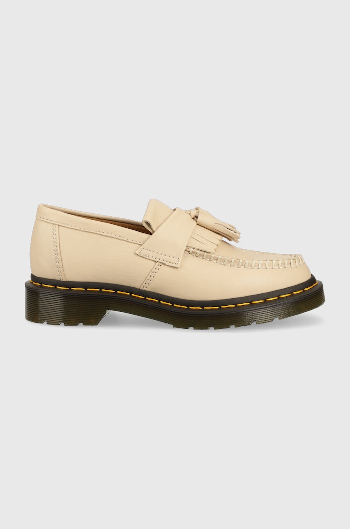 Dr. Martens mokasyny skórzane Adrian płaski beżowy DM22760292