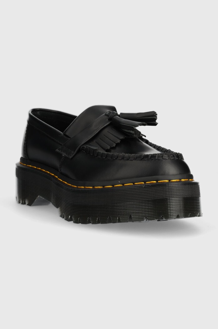 Шкіряні мокасини Dr. Martens Adrian Quad DM27989001 чорний AW24