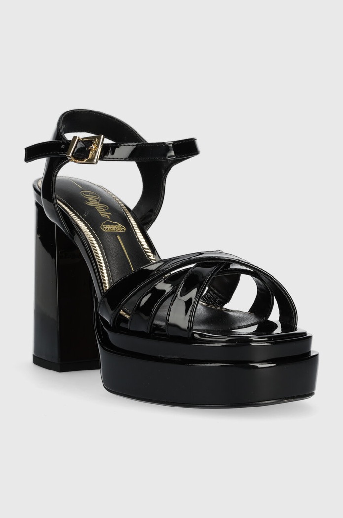 Πέδιλα Buffalo May Donna 1291380.BLK μαύρο SS23