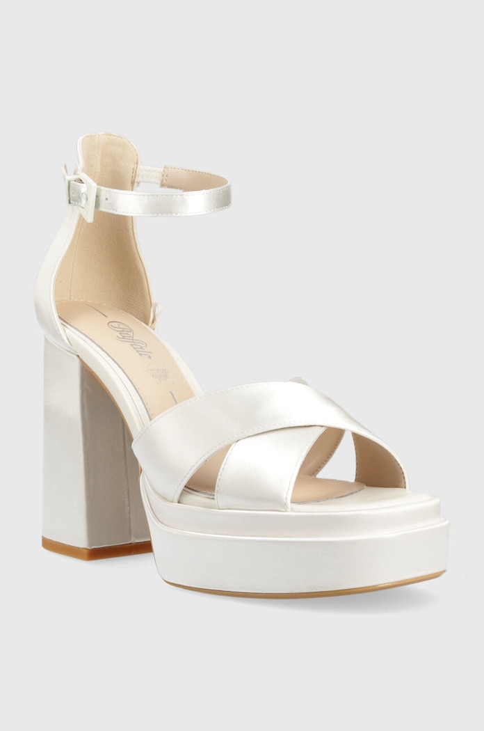 Sandály Buffalo Bonny Cross 1291411.WHT bílá SS26