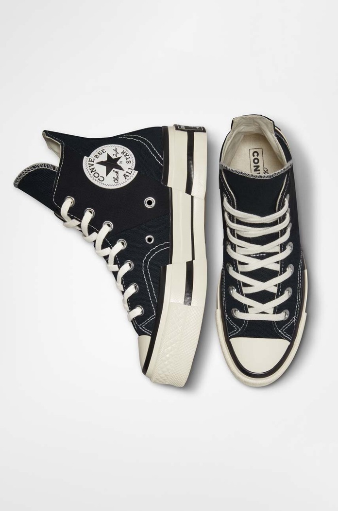 Shoes Converse Chuck Taylor All Star 70 Hi Plus Canvas Black White A00916C black