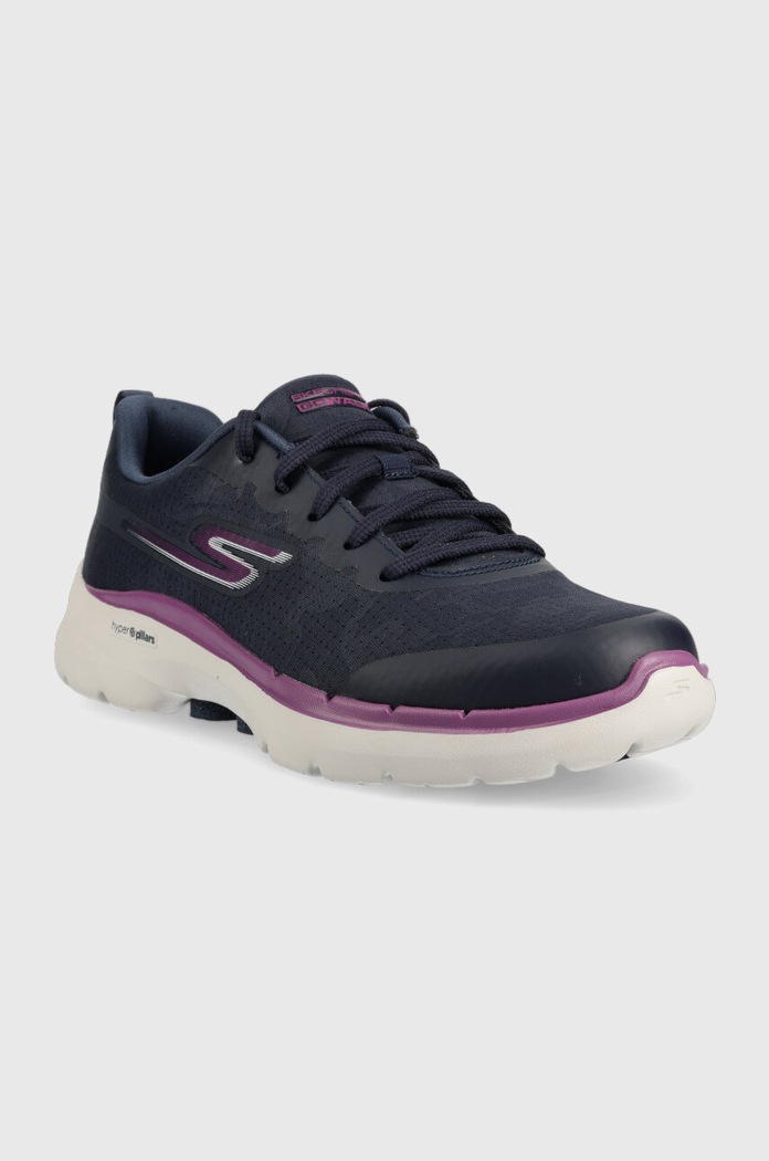Skechers scarpe da corsa GOwalk 6 124560 blu navy SS23