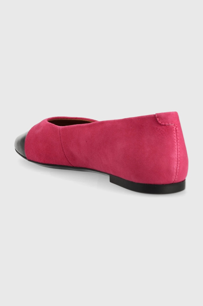Încălțăminte Vagabond Shoemakers balerini din piele intoarsa Jolin 5508.642.93 roz