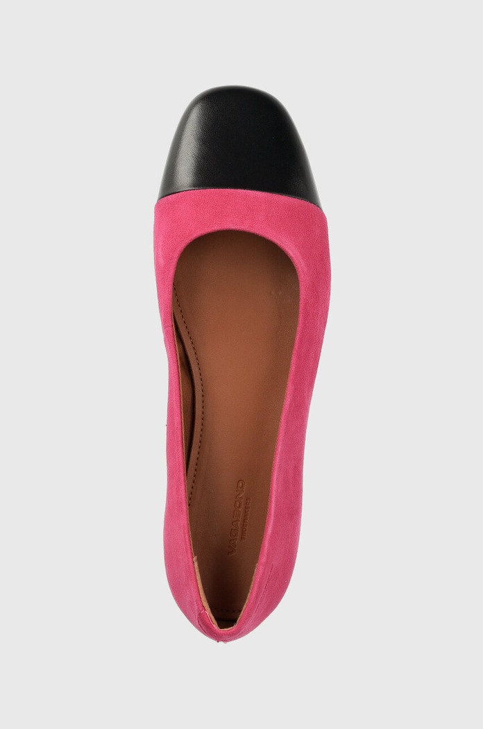 Vagabond Shoemakers balerini din piele intoarsa Jolin roz 5508.642.93