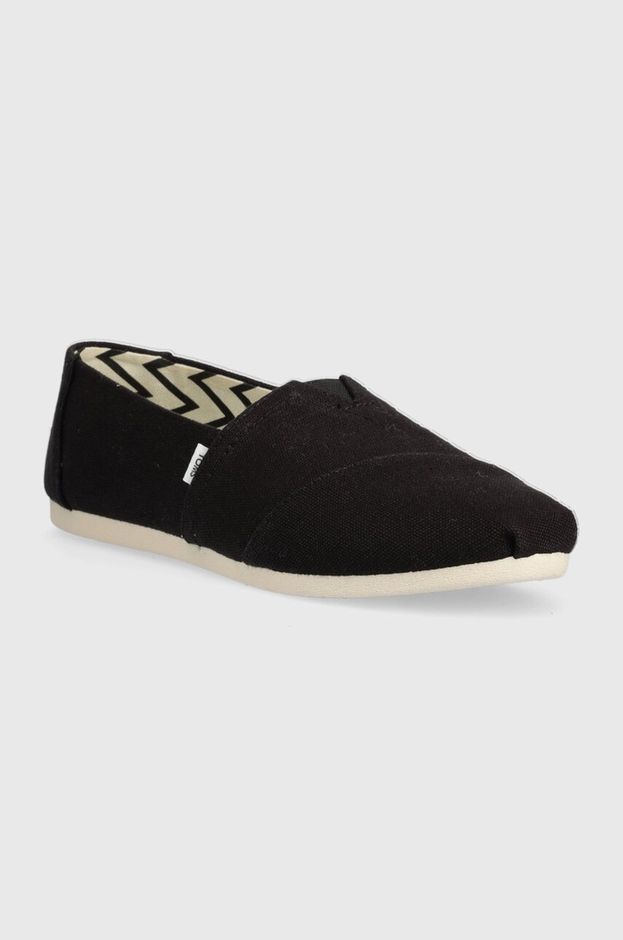 Espadrilky Toms Alpargata 10017732 černá SS25